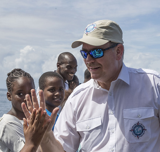 S.AS. Albert II de Monaco, 27 octobre 2017, Martinique. 